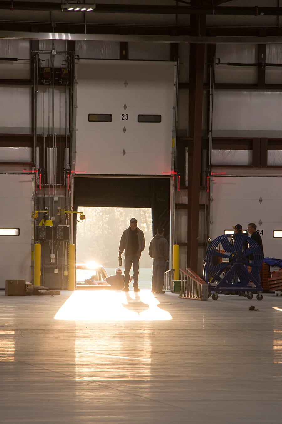 Manufacturing facility loading dock