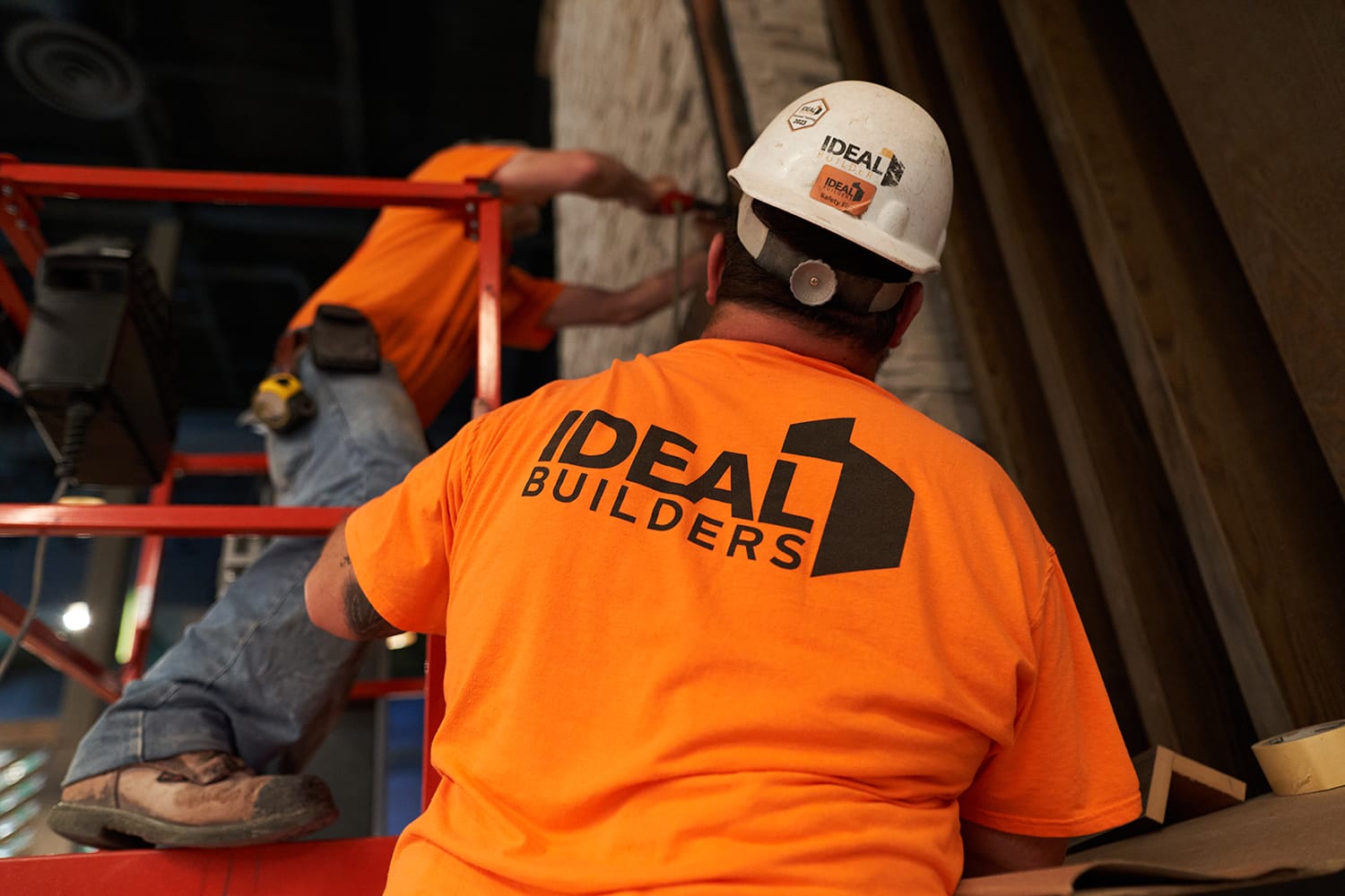 Ideal Builders team completing repairs