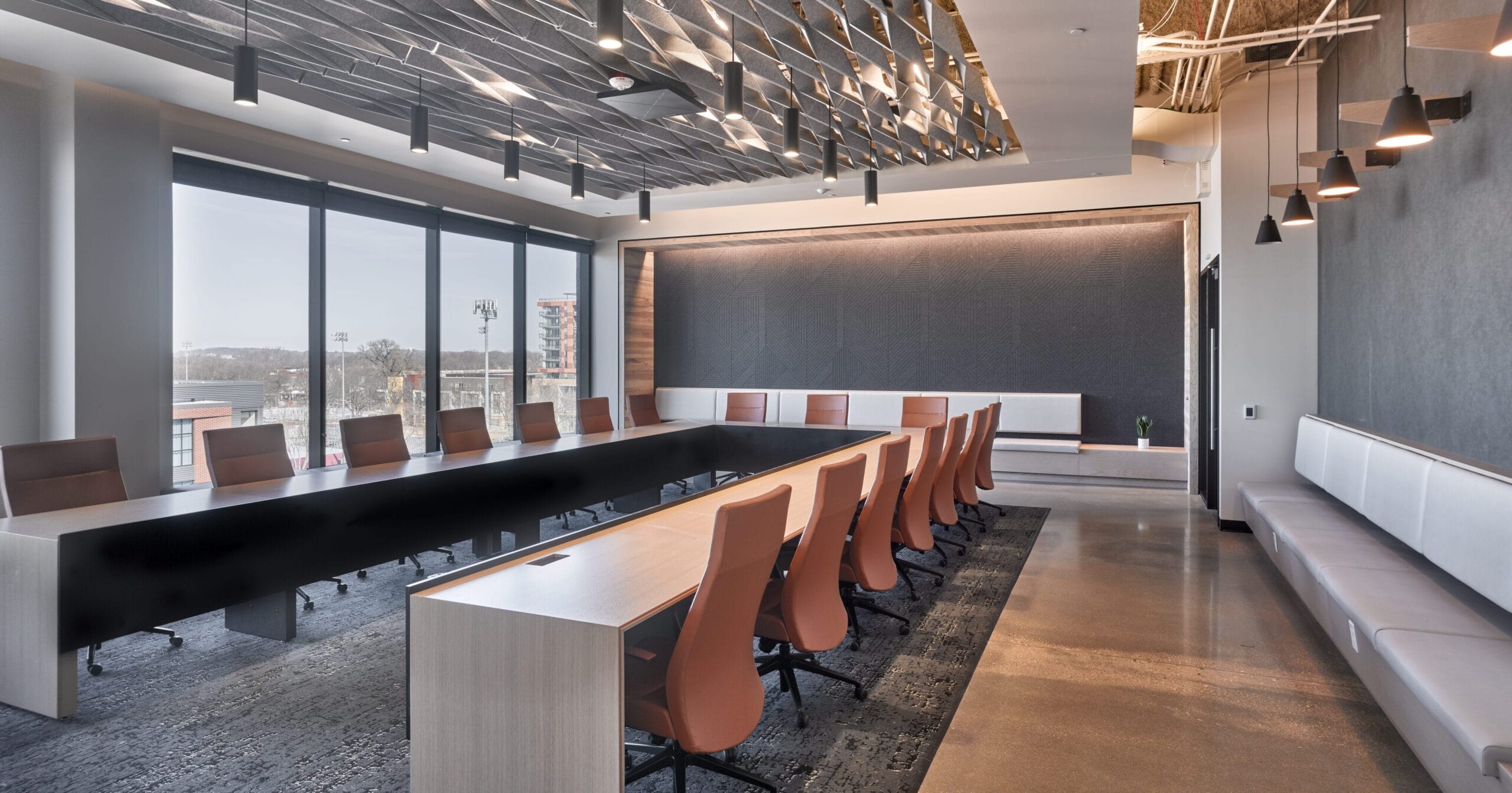 Conference room overlooking East Washington Avenue