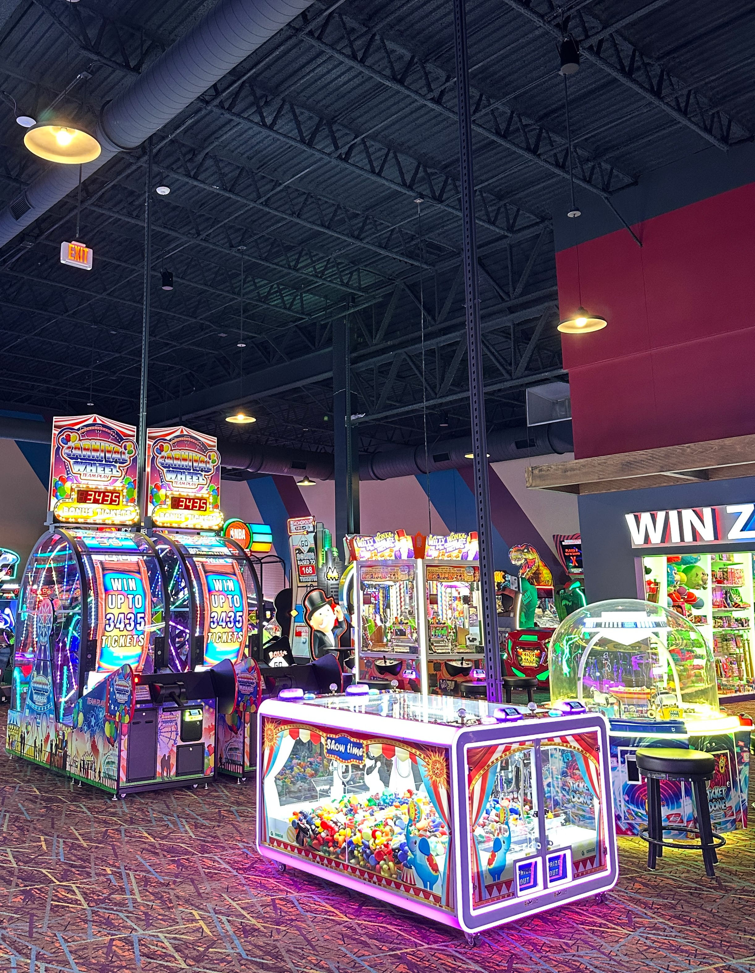 Game area at Spare Time