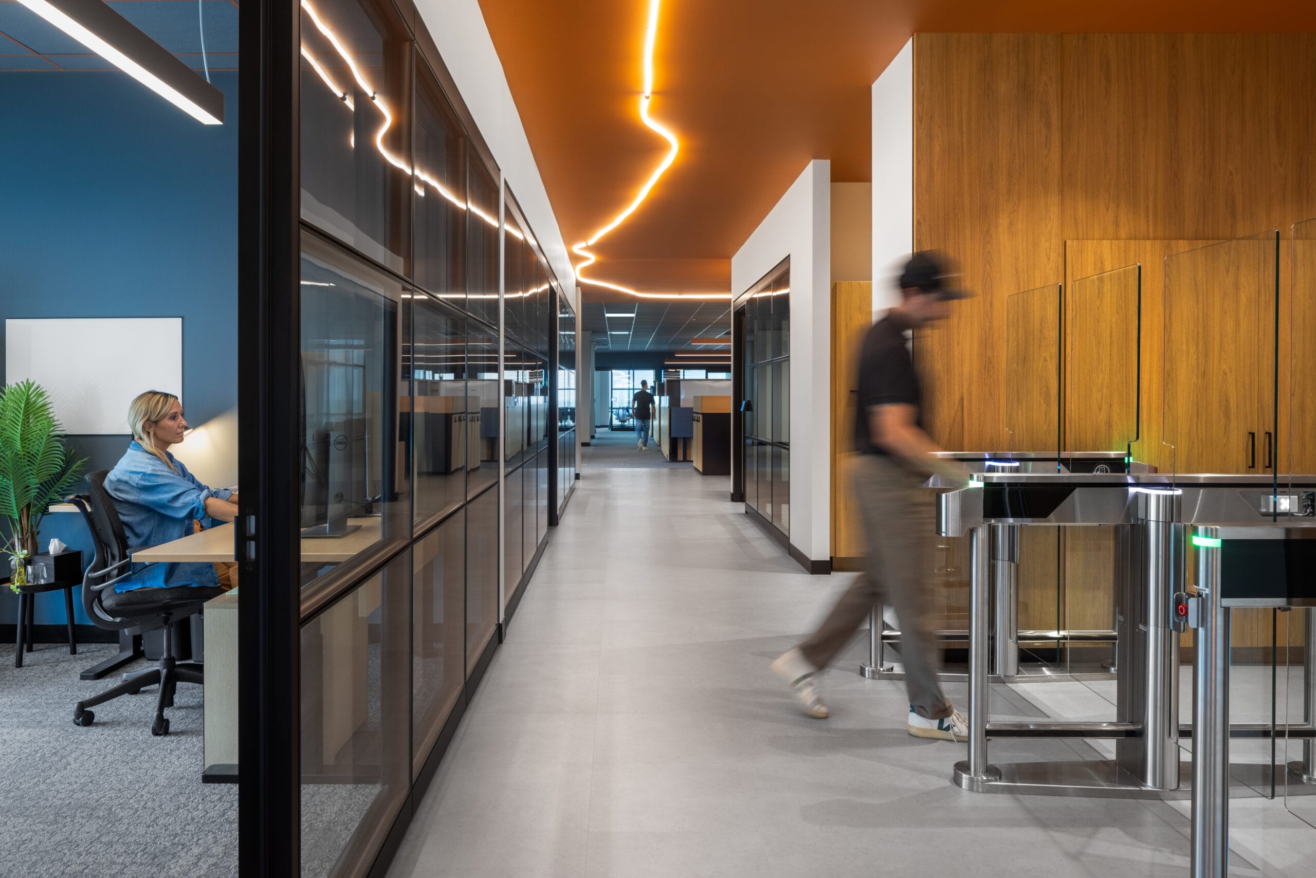 Tech company turnstiles