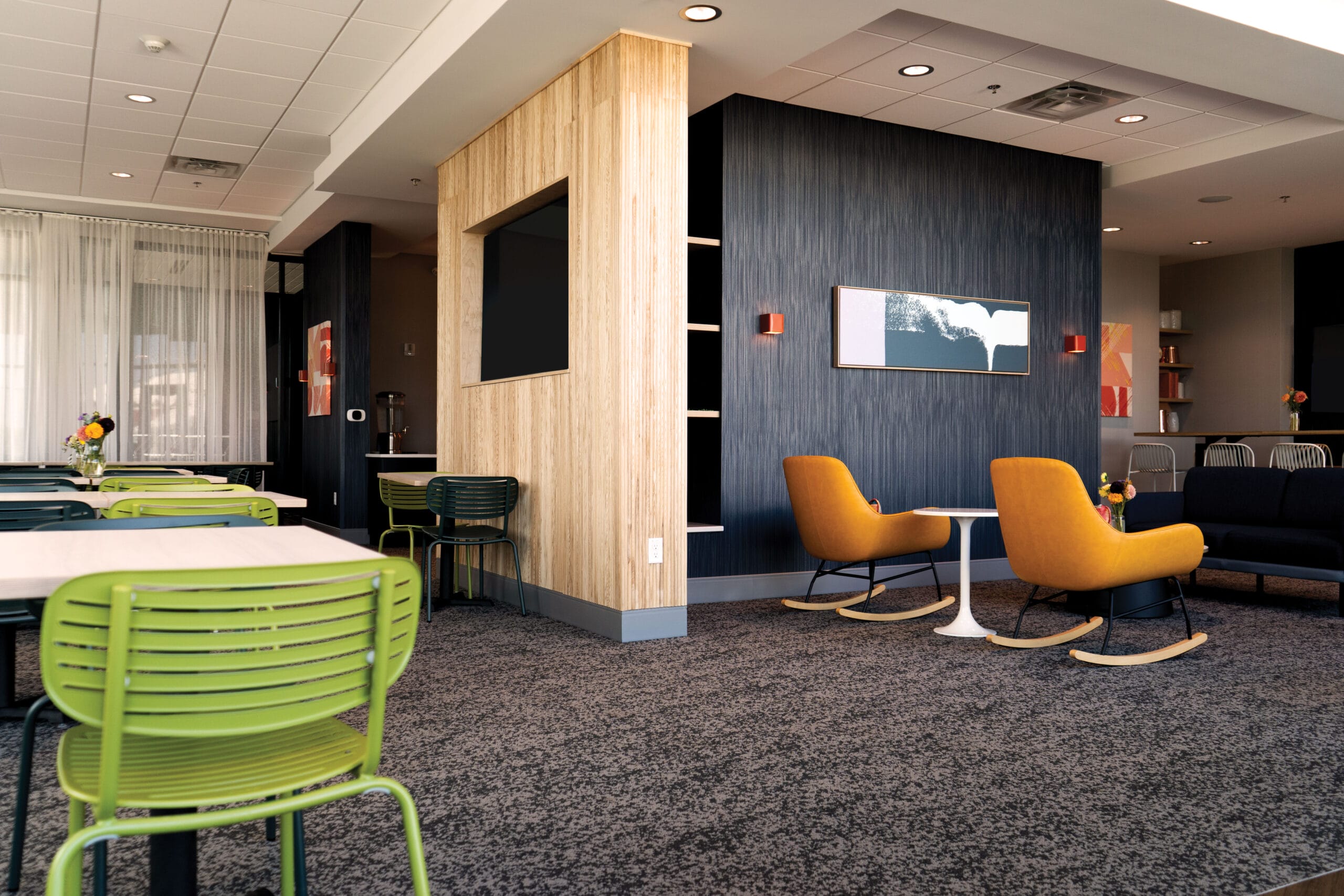 Spark by Hilton lounge